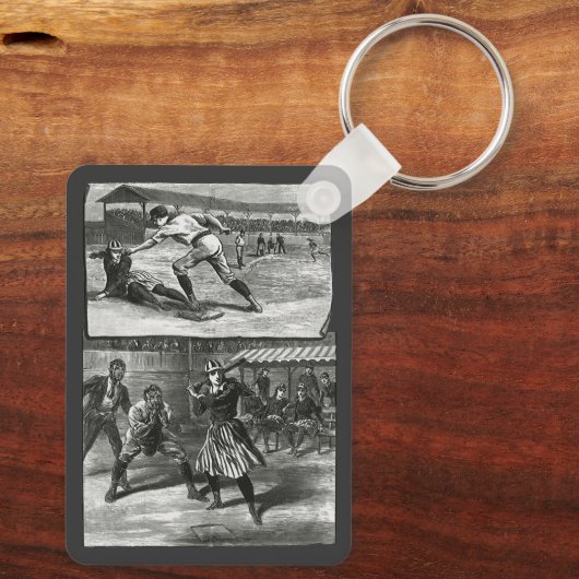  sport, Victoriaans honkbalteams voor vrouwen Sleutelhanger (Achterkant)