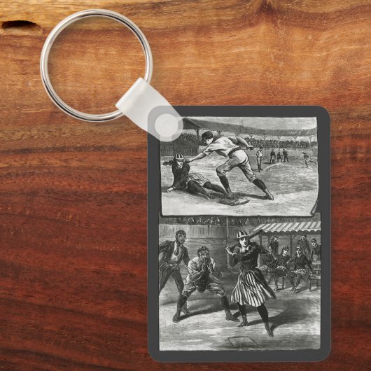  sport, Victoriaans honkbalteams voor vrouwen Sleutelhanger (Voorkant)