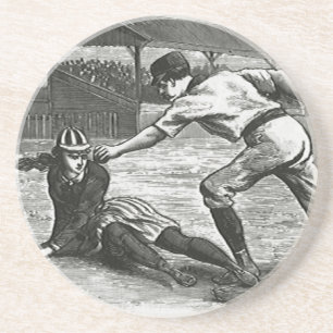  sport, Victoriaans honkbalteams voor vrouwen Zandsteen Onderzetter