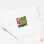 sport vierkante sticker (Envelop)