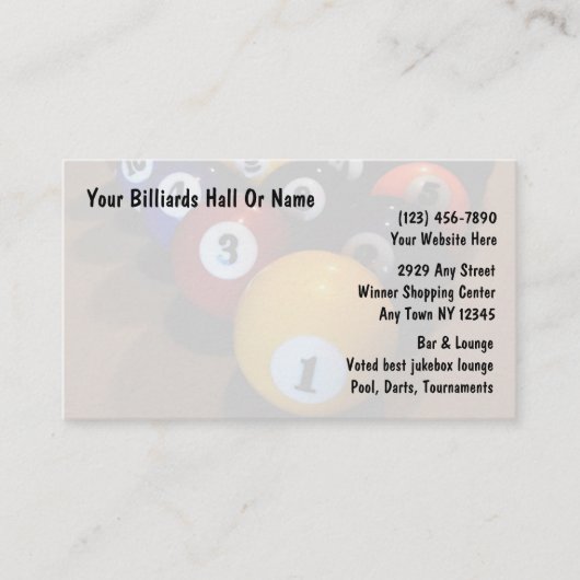 Sport Visitekaartjes (Voorkant)