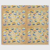 Sport Vist boten en SportFish Cadeaupapier (Vlak)