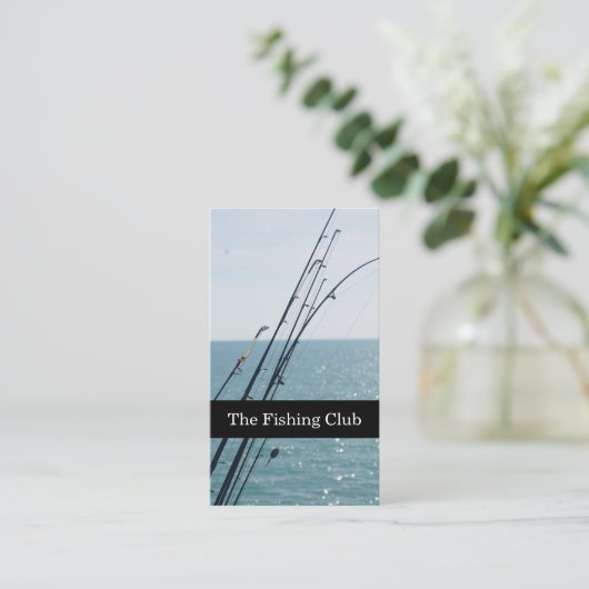 Sport Vist en pakt aan Visitekaartje (Staand voorkant)