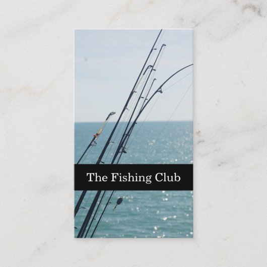 Sport Vist en pakt aan Visitekaartje (Voorkant)