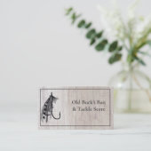  sport Vist winkelwinkel voor Bait Tackle Visitekaartje (Staand voorkant)