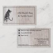  sport Vist winkelwinkel voor Bait Tackle Visitekaartje (Voorkant / Achterkant)