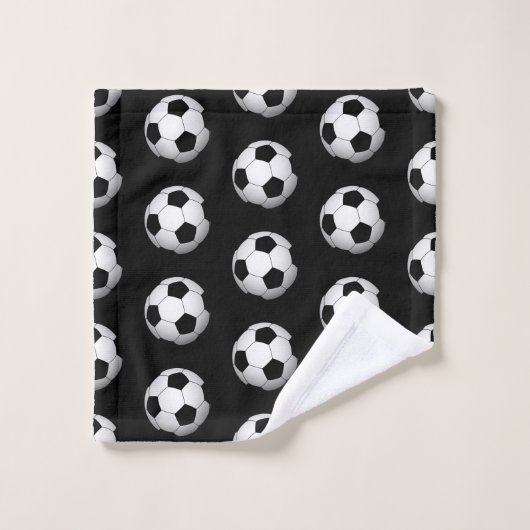 Sport voetbal thema badkamer handdoek set (Wasdoekje)