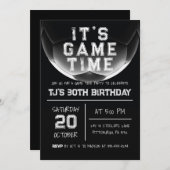 Sport Voetbal Verjaardag uitnodiging (Voorkant / Achterkant)