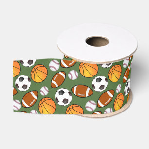 Sport voetbal voetbal honkbal basketbal Patroon Grosgrain Lint