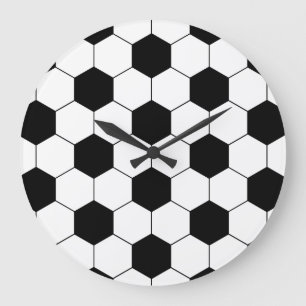 Sport. Voetballen, voetbal patroon Grote Klok