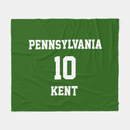 Sport voor je eigen Lincoln Green Fleece Deken