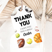 Sport voordeel tag cadeaulabel