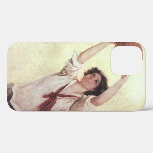  sport, Vrouw Basketball Player met bal Case-Mate iPhone Case (Achterkant (horizontaal))