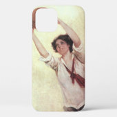  sport, Vrouw Basketball Player met bal Case-Mate iPhone Case (Achterkant)