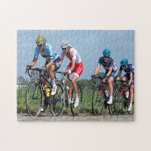 Sport Wielerwedstrijden Legpuzzel (Horizontaal)