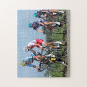 Sport Wielerwedstrijden Legpuzzel (Verticaal)