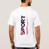 SPORT WOORD - HARDLOPEN T-SHIRT (Achterkant)