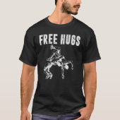 Sport Wrestling Gratis Wrestler Hugs Wrestling 1 T-shirt (Voorkant)