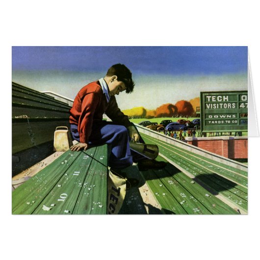 sport, zand Football ventilator met Megafone (Voorkant Horizontaal)