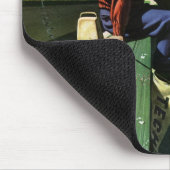  sport, zand Football ventilator met Megafone Muismat (Hoek)