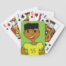 sport zwart kind cartoon