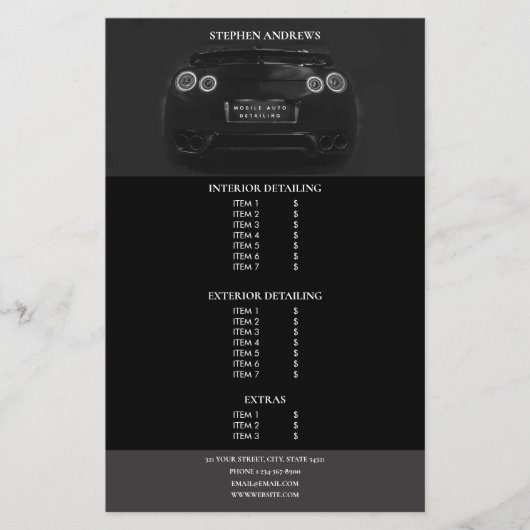 Sportaanbiedingen met automatische informatie over flyer (Voorkant)