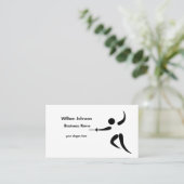 Sportafsluiter Visitekaartje (Staand voorkant)