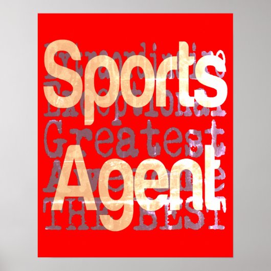 Sportagent Extraordinaire Poster (Voorkant)
