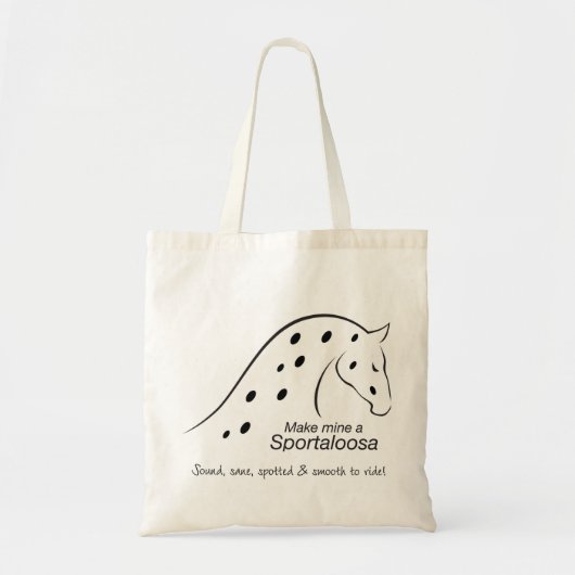 Sportaloosa canvas tas (Voorkant)