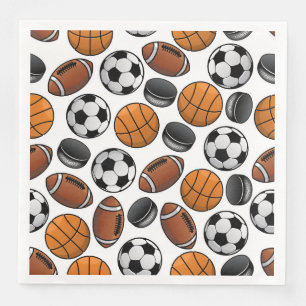 Sportartikelen voor papierdiners servet