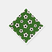 Sportartikelen voor voetballen servetten (Hoek)