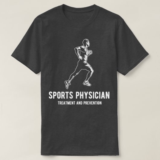 Sportarts Fitness Medicinal Doctor T-shirt (Design voorkant)