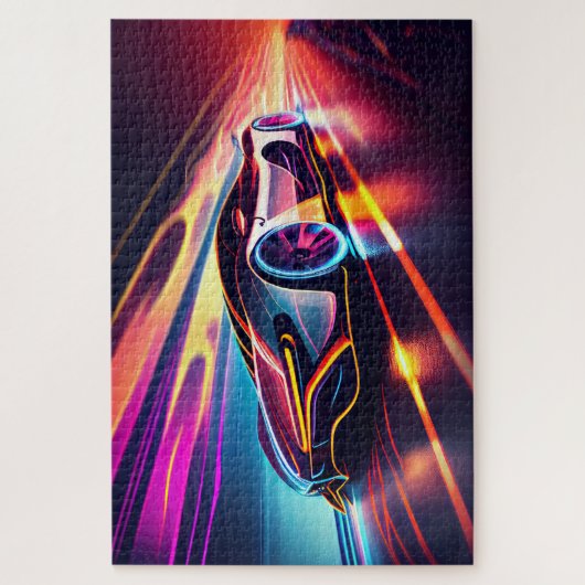 Sportauto 2 Jigzaag Puzzle Legpuzzel (Verticaal)