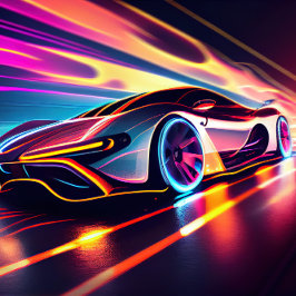 Sportauto 2 Jigzaag Puzzle Legpuzzel