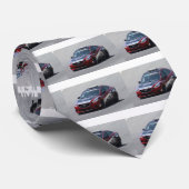 Sportauto automatisch racen stropdas (Opgerold)