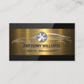 Sportauto | Automechanic Logo Visitekaartje (Voorkant)