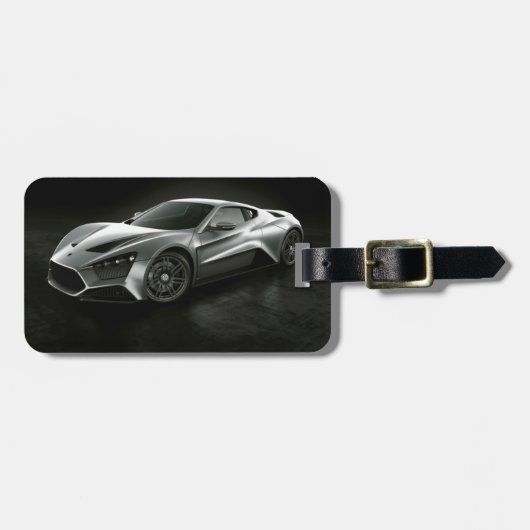 Sportauto Bagagelabel (Voorkant horizontaal)