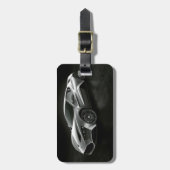 Sportauto Bagagelabel (Voorkant verticaal)