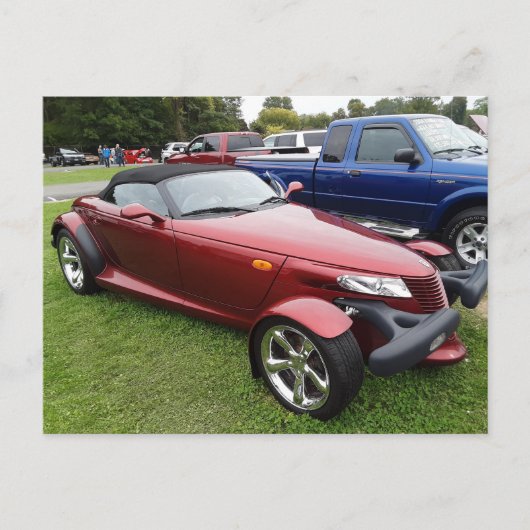 Sportauto Briefkaart (Voorkant)