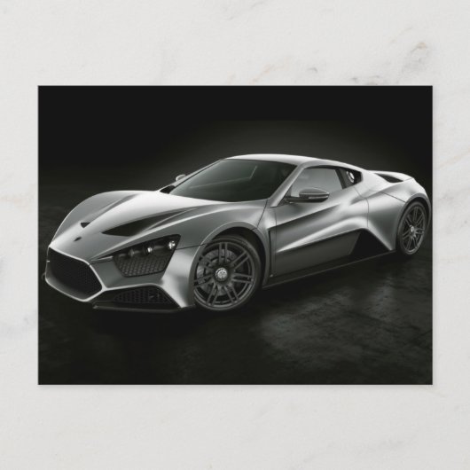 Sportauto Briefkaart (Voorkant)