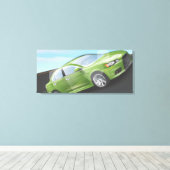 Sportauto Canvas Afdruk (Insitu (Houten vloer))
