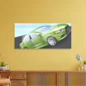 Sportauto Canvas Afdruk (Insitu (Woonkamer))