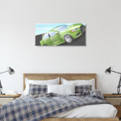 Sportauto Canvas Afdruk (Insitu (Slaapkamer))