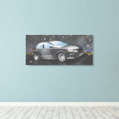 Sportauto Canvas Afdruk (Insitu (Houten vloer))