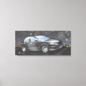 Sportauto Canvas Afdruk (Voorkant)
