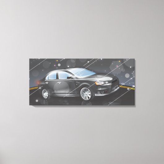 Sportauto Canvas Afdruk (Voorkant)