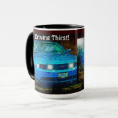 Sportauto chauffeurs Koffiepauze Drinkware Mok (Voorkant links)