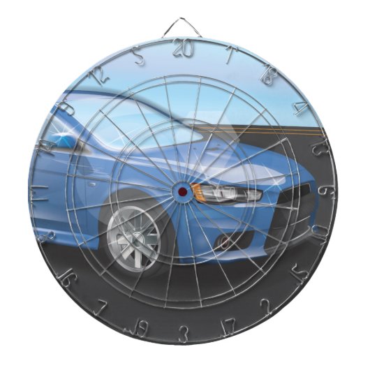 Sportauto Dartbord (Voorkant)