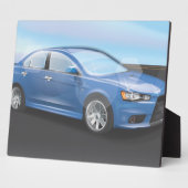 Sportauto Fotoplaat (Zijkant)