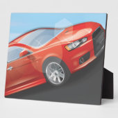 Sportauto Fotoplaat (Zijkant)